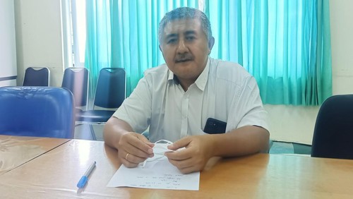 Dokter Forensik RSUP Prof Ngoerah, Dr. Ida Bagus Putu Alit, SpFM(k),DFM (52) ketika ditemui detikBali, Senin (2/1/2023) di RSUP Prof Ngoerah, Jalan Diponegoro, Denpasar, Bali. (Ni Made Lastri Karsiani Putri-detikBali)