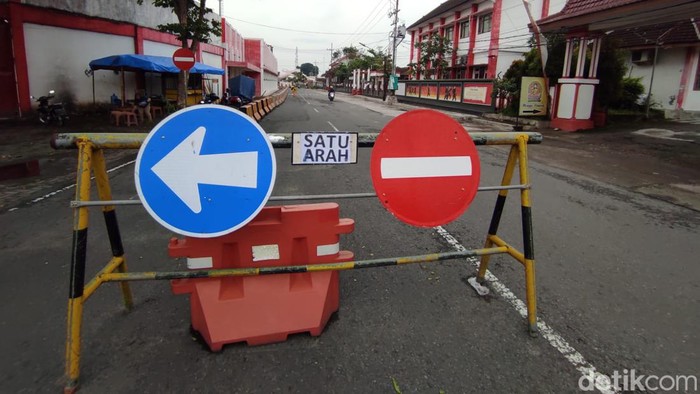Jalan Raung Kota Blitar Jadi Satu Arah