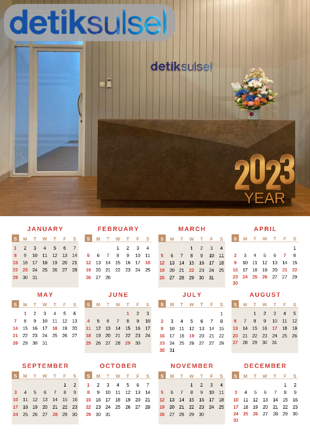 Kalender Tahun 2023 Lengkap dengan Hari Libur Nasional dan Cuti Bersama