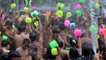 Kemeriahan Perang Air Siat Yeh, Tradisi Sambut Tahun Baru di Gianyar Bali