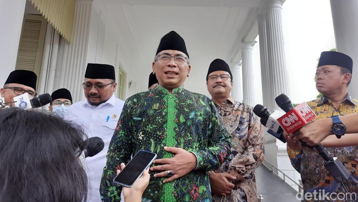 Ketum PBNU Gus Yahya di Istana