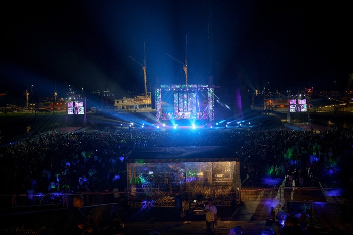 Konser tahun baru di Labuan Bajo