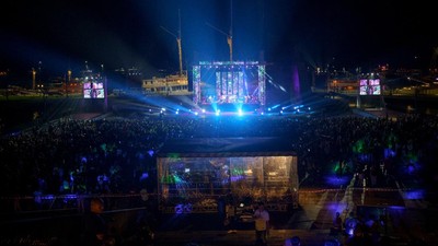Potret Kemeriahan Konser Tahun Baru di Labuan Bajo