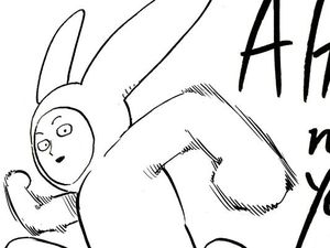 Saitama One-Punch Man Pakai Kostum Kelinci di Awal 2023