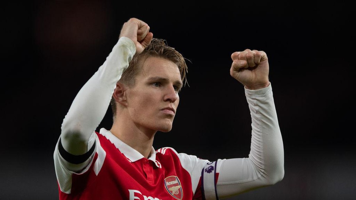 Martin Odegaard semakin matang bersama Arsenal. (Foto: Getty Images)