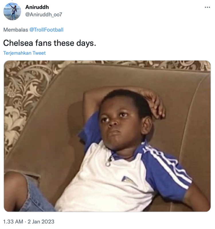 Meme Chelsea ditahan imbang Nottingham Forest