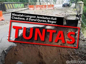 Before-After Perbaikan Jembatan Cisadane Jl Darul Quran Bogor
