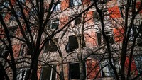 Rumah sakit anak ini dihantam rudal Rusia di hari pertama tahun 2023.