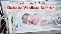 Sang anak berjenis kelamin perempuan yang akan diberi nama Shafanina Wardhana Bachtiar. Foto: Instagram @tasyakamila
