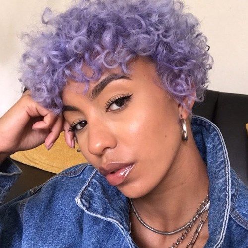 Rambut lavender.