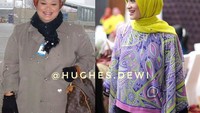 Pernah punya berat badan sampai angka 150 kg, presenter senior Dewi Hughes kini tampil langsing usai menurunkan 91 kg dengan diet kenyang sampai hypnotherapy. Foto: Site News/Pool