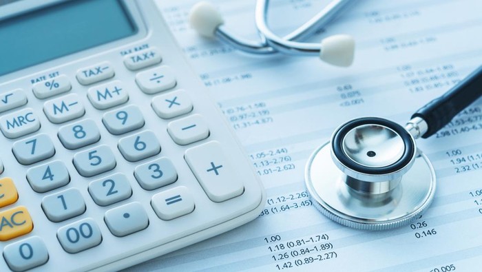 Hospital, Bank, Medical Building, Healthcare And Medicine, Calculator