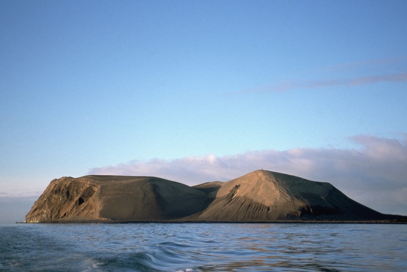 Surtsey Island is a volcanic island that emerged from the Atlantic Ocean following volcanic eruptions in 1963. Westman Islands, Iceland. | Location: Surtsey, Iceland. (Photo by Nik Wheeler/Corbis via Getty Images)