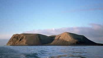 Pulau Surtsey, Islandia: Pulau Surtsey lahir akibat erupsi vulkanis pada tahun 1963. Sejak itu, banyak makluk hidup berkembang di sana dan jadi tujuan para periset serta masuk UNESCO World Heritage Site. Maka tidak sembarang orang bisa masuk ke sana, hanya para ilmuwan yang berkepentingan. Foto: (Getty Images)