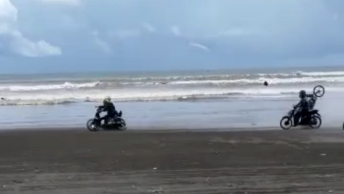 Detik-detik Kecelakaan Parah Race Pesisir di Sukabumi, Rider Mental