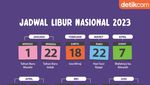 Infografis: Jadwal Libur Nasional-Cuti Bersama-Libur Sekolah 2023