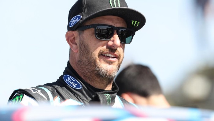 Ken BLOCK (USA) during the World RX of Portugal 2017, at Montalegre International Circuit in Portugal on April 22, 2017. (Photo by Paulo Oliveira / DPI / NurPhoto via Getty Images)