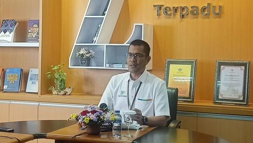 Kepala BPS Bali, Hanif Yahya ketika ditemui di Kantor BPS Bali, Jalan Raya Puputan No 1 Denpasar, Bali pada Senin (2/1/2023).