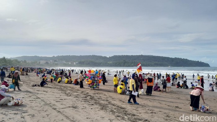 Kondisi pantai Pangandaran