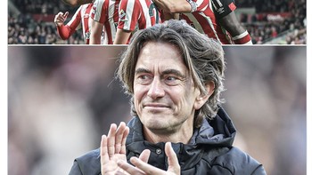 Musim terbaik Brentford bisa mengalahkan tim-tim besar Liga Inggris. Foto: Twitter