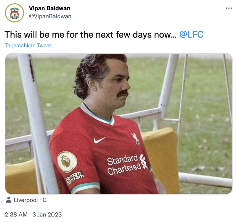 Meme Twitter keok dikandaskan Brentford.