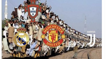 Tak dapat dipungkiri walau sudah berumur, penggemar Ronaldo tetap begitu berlimpah. Foto: Twitter