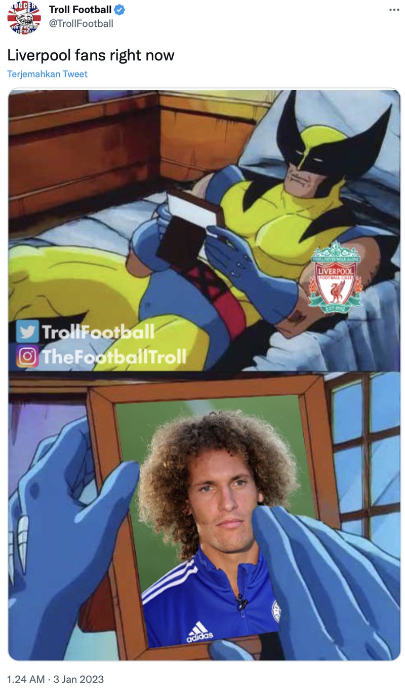 Meme Twitter keok dikandaskan Brentford.