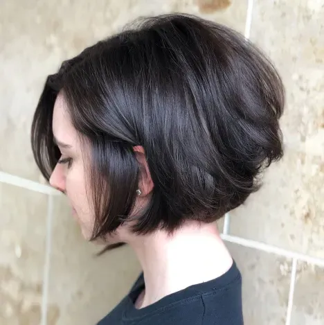 Model Rambut Very Short Choppy Bob