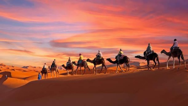 Maroko menjadi negara Afrika Utara yang akan melarang masuk semua pelancong dari China. Getty Images/iStockphoto/Nisangha.