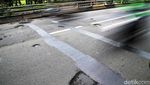 Hati-hati Gaes, Jalan Layang Pancoran Banyak Lubang dan Membahayakan