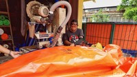 Kebutuhan terpal meteran meningkat untuk proyek bangunan, pertanian hingga UMKM.