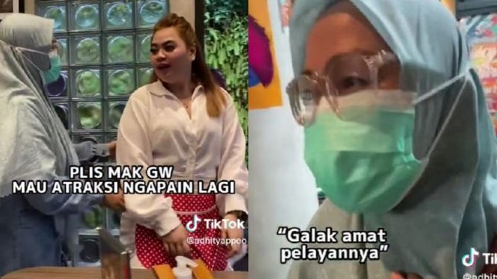 Reaksi emak-emak makan di Karens Diner