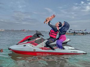 Ria Ricis Tuai Protes Ajak Anak Naik Jetski