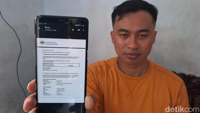 Salah satu korban penipuan TKI di Jombang