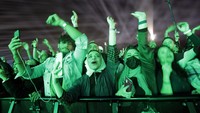 Pangeran MbS juga merilis Visi 2030. Visi ini merupakan kerangka strategi dan misi Saudi mengurangi ketergantungan negara terhadap minyak sebagai sumber utama pemasukan. Darren Arthur/Getty Images  
