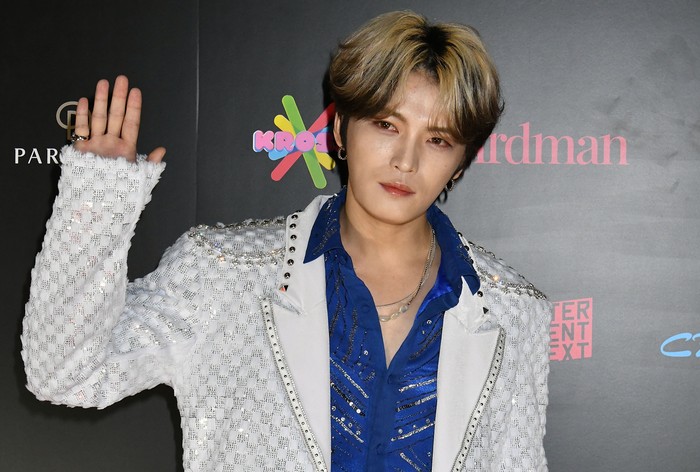 NAGOYA, JAPAN - JANUARY 02:  K-Pop singer Kim Jae-Joong attends the photocall for KROSS Vol.1 Kpop Masterz on January 2, 2023 in Nagoya, Japan.  (Photo by Jun Sato/WireImage)