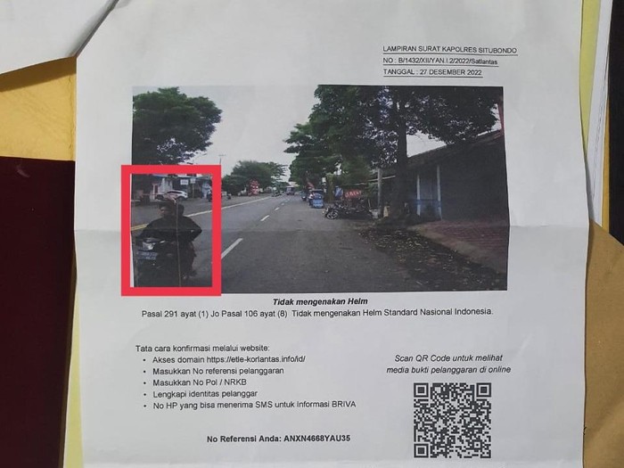 Bupati Lumajang Thoriqul Haq dapat surat tilang etle