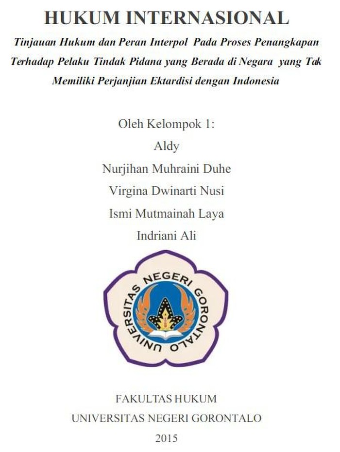 Contoh cover makalah kelompok.