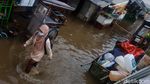 Jalan Kemang Utara IX Jaksel Terendam Banjir