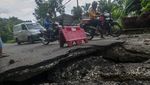 Duh! Jalan Menuju Kawasan Badui di Lebak Ambles