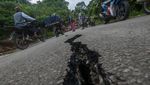 Duh! Jalan Menuju Kawasan Badui di Lebak Ambles