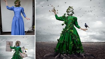 Fotografi kreatif memberi dirinya cara untuk keluar dari dunia ini dan masuk ke dunia magis yang saya impikan. Foto: Heyley Roberts via Boredpanda