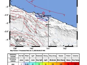 Gempa M 4,1 Guncang Papua Jayapura, Berpusat di Laut