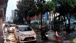 Potret Genangan di Jalan AP Pettarani Makassar Usai Diguyur Hujan Lebat
