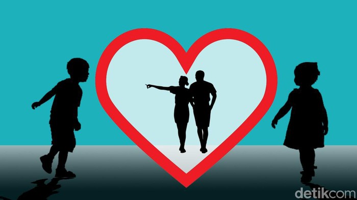 Ilustrasi pasangan memilih childfree