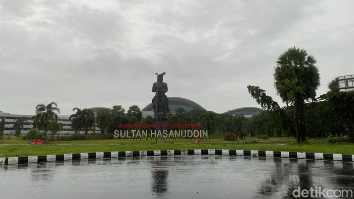 Ilustrasi Cuaca di Bandara Sultan Hasanuddin Makassar. (Agil/detikSulsel)