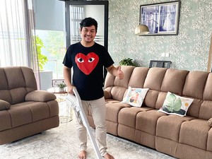 Mulai Belajar Jalan, Indra Bekti: Kayak Ngambang Ya