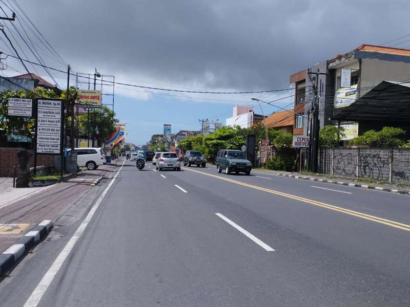 Jalan Buluh Indah, Denpasar, Bali, Rabu (4/1/2023).