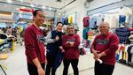 Necis, Saat Jokowi Belanja Baju Hammer Bareng Basuki-Erick Thohir di Mal