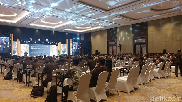 Kejagung menggelar Rapat Kerja Nasional 2023.